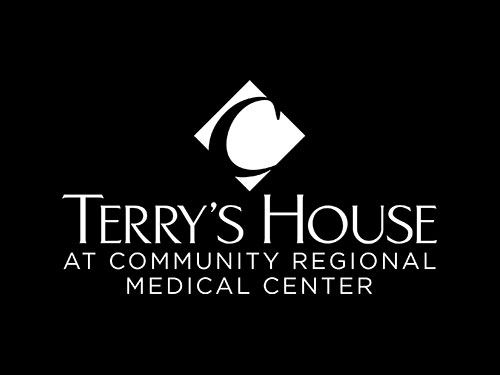 Terry's House | Standard Logo - White