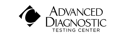 Advanced Diagnostic Testing Center | Horizontal Logo - Black