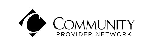 Community Provider Network | Horizontal Logo - Black