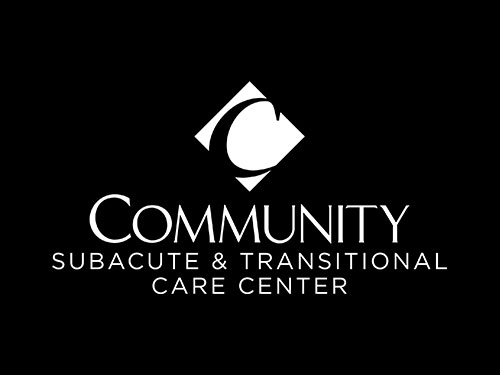 Community Subacute & Transitional Care Center | Standard Logo - White