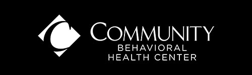 Community Behavioral Health Center | Horizontal Logo - White