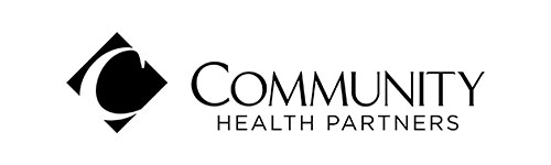 Community Health Partners | Horizontal Logo - Black
