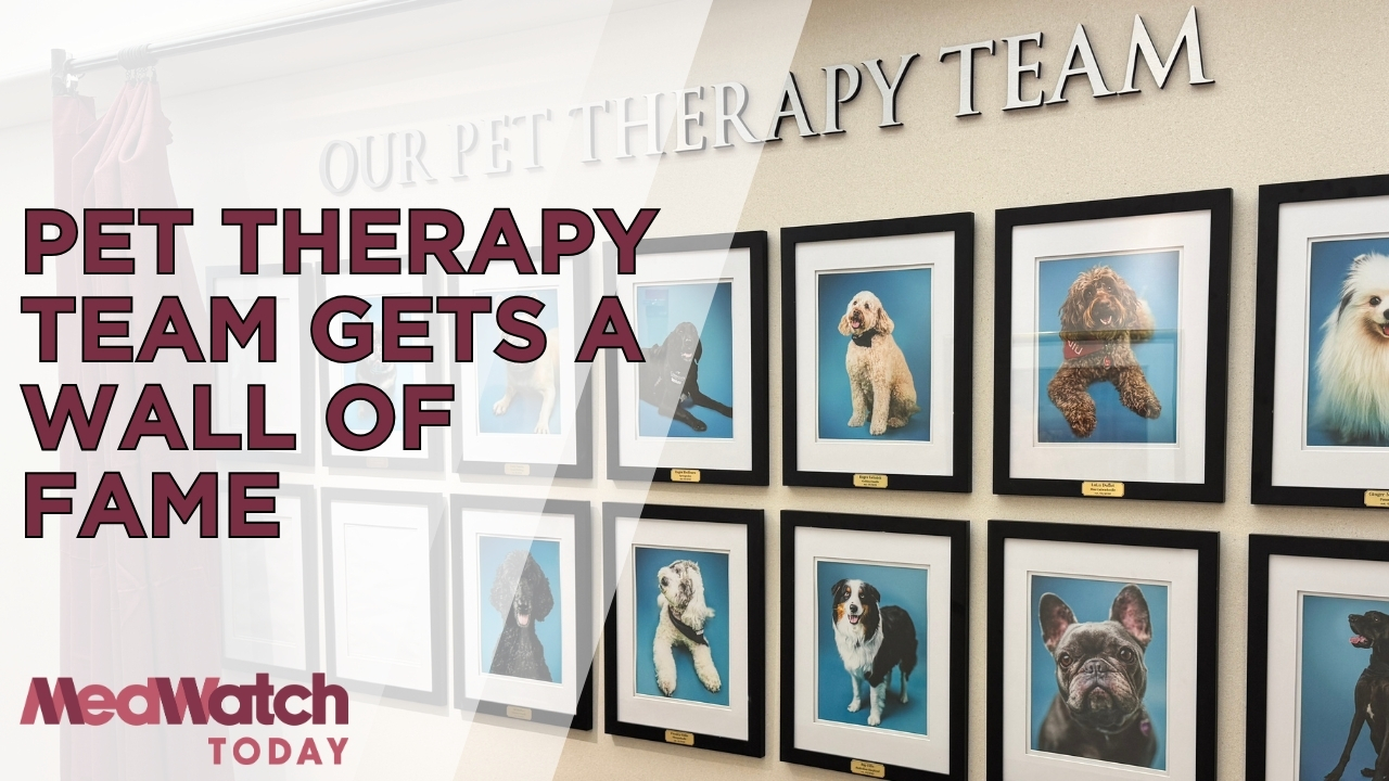  Pet Therapy Team Gets Wall of Fame Recognition