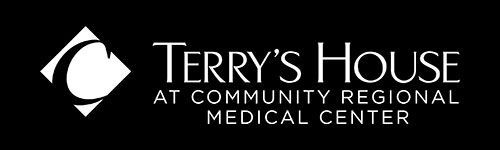 Terry's House | Horizontal Logo - White