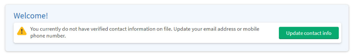 MyChart Update Contact Info