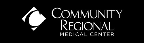 Community Regional Medical Center | Horizontal Logo - White