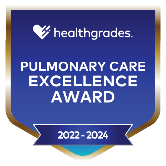 Healthgrades® Pulmonary Care Excellence Award™ 2022-2024