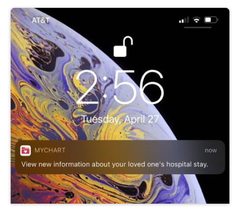 Bedside in MyChart mobile 